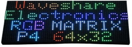 TUOPUONE RGB Vollfarb-LED-Matrix-Panel, kompatibel mit Raspberry Pi/Raspberry Pi Pico/ESP32/Arduino, 4 mm Pitch 64 x 32 Pixel, einstellbare Helligkeit