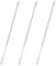 Set di 3 aste per tende da 12 pollici, set di bastoni per tende in acrilico trasparente, asta per asta trasparente, accessori per aprire finestre, asta per tende premium