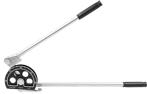 Utensile Manuale per Piegare Tubi da 19 Mm, Piegatubi per Tubi in Acciaio in Lega di Alluminio e Rame da 3/4 Pollici, Kit Piegatubi Ad Alta Durezza Piegatura Massima di 180° per