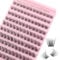 Kiusatig Künstliche Wimpern Extensions 120 PCS DIY Einzelne Wimpern D Curl Cluster Lashes Natürliche Wimpern Einzeln Lash Extension Wiederverwendbar Wimpernverlängerung 8-16mm MIX(W57-3D)
