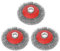 Angle Grinder Wire Brush Set, 115mm Cup Brush Set for Paint Rust Removal Weld Cleaning and Sanding Work (3 Pack)