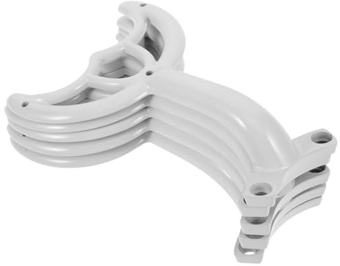 Homoyoyo 5pcs Support Rod Ceiling Fan Mounting Bracket Ceiling Fan Replacement Fan Holder Repairing Fan Replacement Parts Metal White