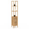 IDMarket - Mobile colonna bagno bambù BEA 1 porta