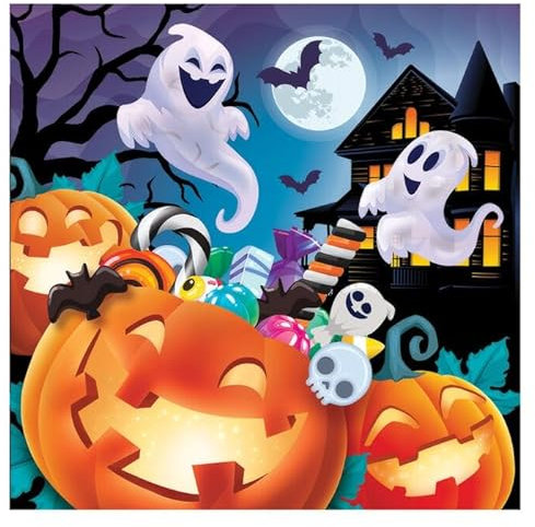 NEU Servietten Halloween Geister Party, 16x16cm, 20 Stück