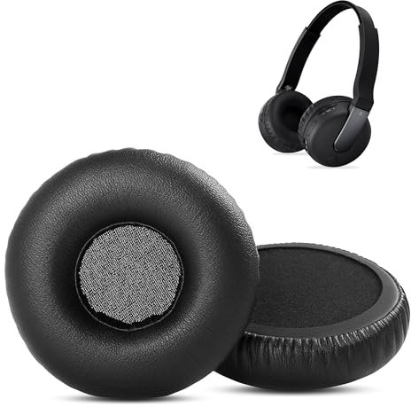 XRHTONG Almohadillas de Repuesto compatibles con Sony DR-BTN200 BTN200 BTN 200 Almohadillas con Suave proteína de Cuero y Espuma de Memoria