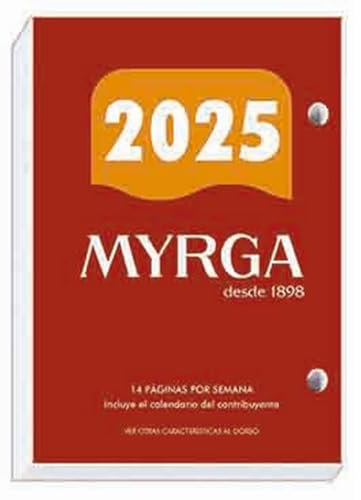 MYRGA - Taco Sobremesa Calendario 2025 Nº 2 Español