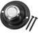 WIIYENA Doorbell Push Button, Classic Round Metal Doorbell Push Button with LED Light, Waterproof Wired Door Bell Switch for Home Front Door