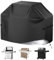 Housse de barbecue d'extérieur imperméable - Housse de barbecue robuste de 150 cm - Grands accessoires d'extérieur réglables - Housse de protection résistante intempéries et UV