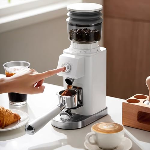 100G Automatic Coffee Grinde - Support 51/58Mm Handles, Coffee Grinder Electric + 24 Precise Grind Setting, for Home Use, for Espresso, Drip Coffee