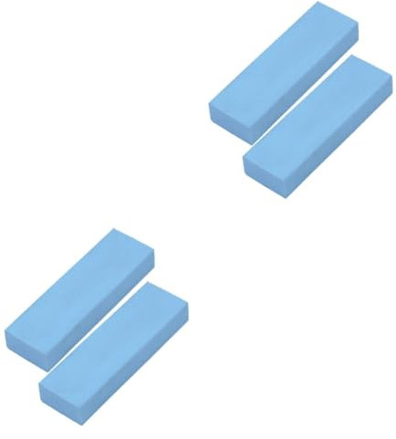 MAGICLULU 2 Sätze Reinigungsradiergummi Besenstiel Ofen Reinigungsbürste Entferner Gel Edelstahlreiniger Küchenoberflächenreiniger Geschirrlöscher Topfreinigungszubehör Sky-Blue 2 Stück * 2