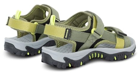 Regatta Kids Blaze Sandals, Breathable & Durable with Adjustable Versitile Fit - Perfect for Outdoors, Walking & Camping Green