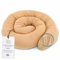 Totsy Baby Seitenschläferkissen Musselin Bettschlange Body Pillow 150 cm Baumwolle - Kopfkissen lang Bettrolle Schlafkissen Nackenrolle Oeko-Tex Beige Musselin