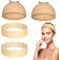 4 Stück Wig Cap Silikon Perückenband Set, Nylon Ultra Dünne Wig Caps, Perücke Griff Rutschfestes Mit Perückenkappen, Atmungsaktive Perückennetz Unterziehhaube Dehnbare Elastische