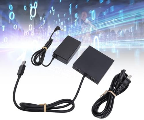 Sxhlseller PC Adapter Accessories Kit for VR2 | Expand Game Library, Play on PC Via DisplayPort & Power Adapter, Stable Connection, Easy Setup (UK Plug)
