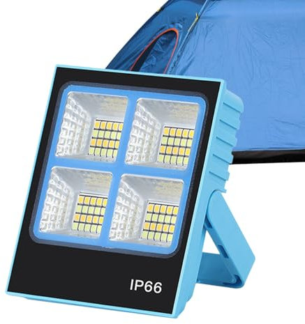 Lumière Solaire d'Intérieur pour Maison - Lampe Solaire Rechargeable d'Intérieur - Éclairage LED Portable Camping Étanche IP66 - Pour Chalet, Balcon, Jardin, Terrasse, Garage et Ferme
