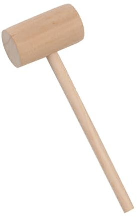 HOLIDYOYO 3Piezas Madera Mini Martillo Doméstico de Limpiar y Almacenar Cangrejos y Langostas Educativo