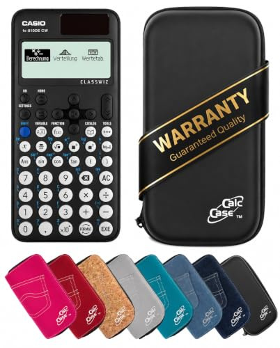 Casio FX-810DE CW Schulrechner + Schutztasche + Erweiterte 5-Jahres-Garantie – Wissenschaftlicher Taschenrechner - Basic Set schwarz