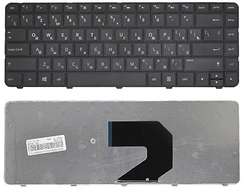 YSPYGTU Ersatzteile Laptop-Tastatur (Brasilien, Spanien, Russland) für HP, Compaq, Presario CQ57, CQ57-100, 200, 300, 400, 633183-251 (RU)(RU New)
