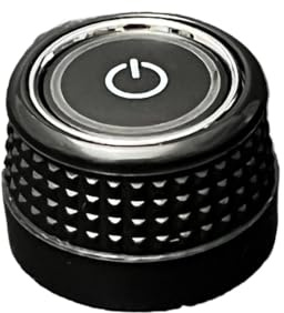 Drucktaster Verriegelung Selbstsperre Drehknopf Radio CD Schalter GPS geeignet für VW Cross Polo 5 6R GTI Vento Golf 6 Jetta A6 Bora Skoda (Left-A-6mm)