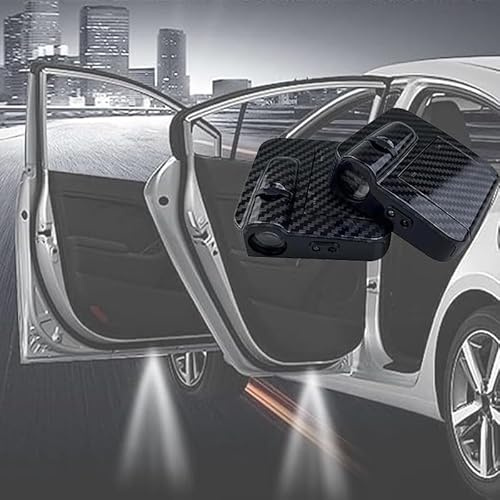 Woniyal 2 Stück Auto-Begrüßungstürlicht für VW Taigo Tiguan Tiguan Allspace Touareg Touran Up!, Autotür Licht Projektor Türbeleuchtung Projektionslampe Personalisierte Türlampe