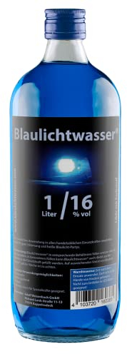 Blaulichtwasser® 1/16 1-Liter GLAS-Flasche - Likör 16% vol.