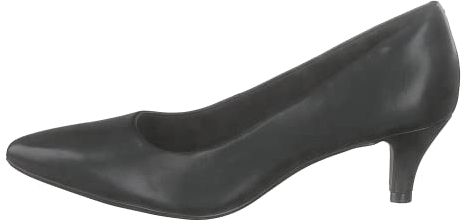 Clarks Women's Linvale Jerica Pumps, Black Black Leather, 4 UK