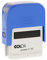 stempel-fabrik – Colop Printer C10 Blau Custom Stempel mit Wunschtext personalisieren – Selbstfärbestempel als Namensstempel, Adressstempel, Firmenstempel & Co zu verwenden (27 x 10 mm | 3 Zeilen |