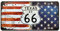 Eureya Texas US 66 Nummernschild Blechschild Vintage Metallschild Poster Bar Pub Home Wall Decor 15,2 x 30,5 cm