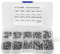 M3 Flachkopf Kreuzschlitzschrauben Set, 340pcs Edelstahl Schrauben Muttern Sortimentssatz Sortiments Kit