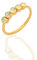 Shweta Creations 18 Karat Gelbgold Ring, strukturierter handgefertigter Ring mit natürlichem Opal rund 0,25 Karat Geschenke zum Jubiläum, Hochzeit