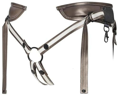 Strap-On-Me Leatherette Harness Desirous Underwear Black One-Size