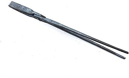 Tenaza de forja Pinzas de herrero 370 mm de longitud Tenaza de forja Pinzas de forja con tornillo de banco yunque Tenaza de forja para Engineer Blacksmith Forge