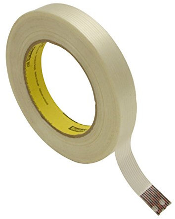 Scotch Filament Strapping Tape (897): 1/2 in. x 60 yds. (Clear)