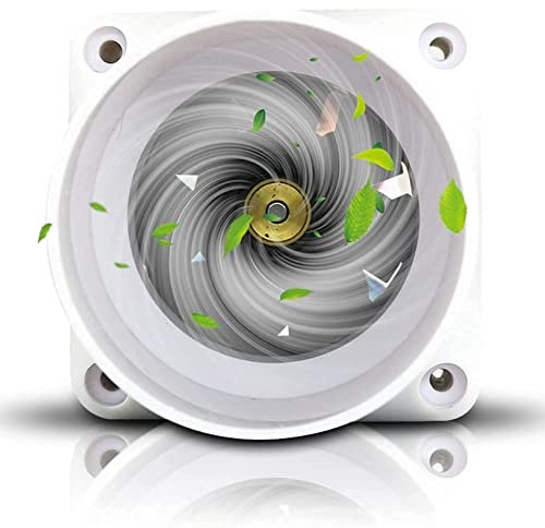 Mini Exhaust Fan 2 Inches 4 Inches Inline Duct Fan 50Mm/100mm Ventilation Fan for Booster Grow Tents Basements Hydroponic Odour Removal Humidity Control (Color : Normal Power, Size : 50mm-6w)