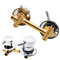 2/3/4/5 Vie Rubinetti Per Doccia In Ottone,Miscelatore Valvola Cabina Doccia,Miscelatore Valvola Con Elemento Filtrante In Ceramica,Interasse 10/12,5/14,5Cm,G1/2 Thread 3-way-10cm