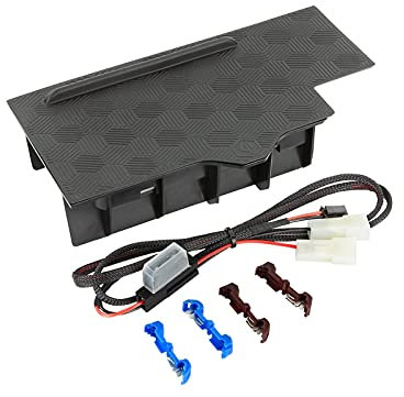 INBAY 15W Handyhalterung Auto Ablagefach Induktiv/Kabellos passend für BMW X3/X4/X3M/X4M/iX3 Serie G01/G02/G08/F97/F98 - Autohalterung Zubehör Innenraum - Qi