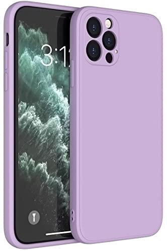 Mixroom - Cover Custodia Case per iPhone 14 PRO Max Protezione Copre Fotocamera in Silicone TPU Opaco con Bordi Piatti Colore Lilla