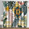 Aimego Boho-Verdunkelungsvorhänge mit tropischem Blumenmuster, bunt, böhmisch, abstrakte Blumenvorhänge, Dekoration für Schlafzimmer, Wohnzimmer, Fenster, 2-teiliges Set, 132.1x213.4 cm