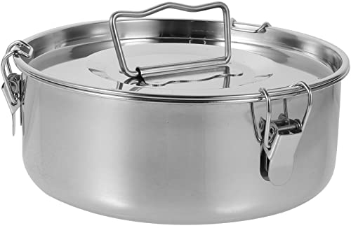 BESTonZON Dampfgarer Aus Edelstahl Küche Kuchenform Tortenformen Zum Backen Mit Wasserbad Agua Backformen Für Gebäck Pudding Backwewrkzeug Zubehör Flaner Kochtopf Rostfreier Stahl Sofortig