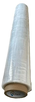 Re-Form Stretchfolie Transparent Wickelfolie, 50cm / 250m, Folie Für Möbel & Umzug, Umzugsfolie, Palettenfolie, Handstretchfolie, Verpackungsfolie auf Rolle, Strechfolienrolle (6)