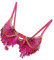 misppro Damen Top BH Bauchtanz Hip Dancer Kostüm Tanzkleidung Tanzkostüm, Pink, Medium