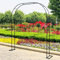 Rosenbögen aus Metall stabil 120/140/160/180/200/240/280/300/350cm breit Kletterpflanzen Torbogen Rankhilfe Rosengestell Rankbogen Eisen Rosenbogen (Size : B180 x H240cm)