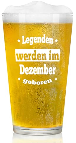 Joymaking Bierglas Geschenke für Männer, Geburtstagsgeschenk für Männer, Männer Geburtstagsgeschenke im Dezember, Sinnvolle Lustige Geschenke für Männer Papa Freund Mitarbeiter Sohn Opa 15oz