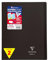 Clairefontaine 984407AMZC Un lot de 2 Cahiers Agrafés Koverbook 24x32 cm - 48 Pages Grands Carreaux 90 g - Couverture Polypro - Couleur : Noir