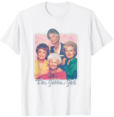 The Golden Girls Iconic Characters Group Shot Retro Poster T-Shirt