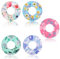 25pcs Sensor Covers for Libre 1/2, Waterproof Flower Pattern Blood Sugar Monitor Patch Adhesive Patches Sensor Sticker Accessories Compatible with Libre(5 Styles)