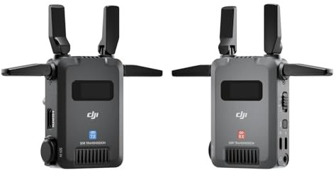 DJI SDR Transmission Combo, 3 km/10,000 ft 1080p/60fps SDR Wireless Video Transmission, Transmitter & Receiver, Stable & Anti-Interference, Strong Penetration, High Bitrate, USB-C Monitoring