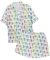 Summer Pajamas for Girls 2 Piece Pajama Set Y2k Trendy Roller Dupes Rabbit Preppy Short Sleeve Pajama (Colorful,12-13 Years)