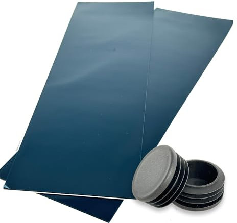 Floor-Fix Pro - Plankengreifer | Service-Kit | Enthält 2 x Hochleistungs-Endkappen + 2 X Ersatz-Saugnäpfe