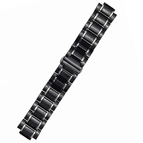 EAMOM Keramik Uhrband für ERRATEN Uhrenriemenlicht plus Edelstahlarmband 23 * 14mm Uhrenbänder